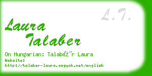 laura talaber business card
